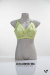 Women’s Premium Light Green Cotton Bra – Breathable & Soft