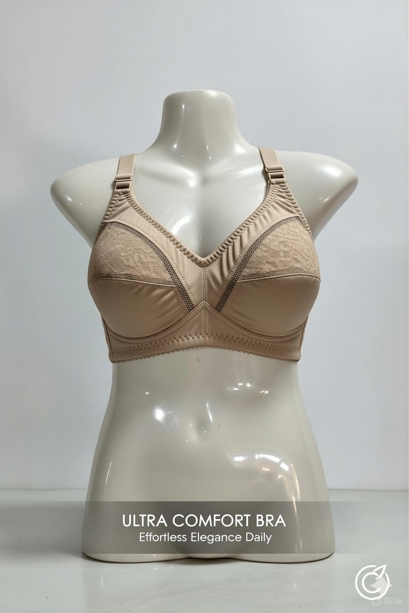 Women’s Premium Dark Skin Cotton Bra – Breathable & Soft