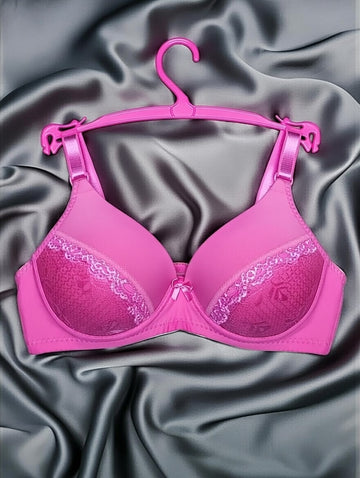 Pack of 1 Pink Color Jersey Padded Bras - Rs. 1200 with Free Delivery