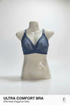 Cotton Pack of 4 Bras - Multi-Color Essential Set (Skin, Mehroon, Blue, Black)